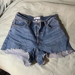 Abercrombie & Fitch Blue Jean Shorts